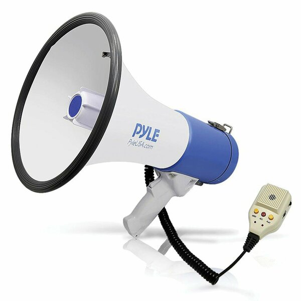 Pyle Indoor/Outdoor 50W Megaphone/Bullhorn w/Record, Siren and Talk Modes PMP59IR